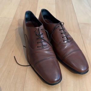 Men’s Salvatore Ferragamo dress shoes, Oxford, lace up, size 12, well cared